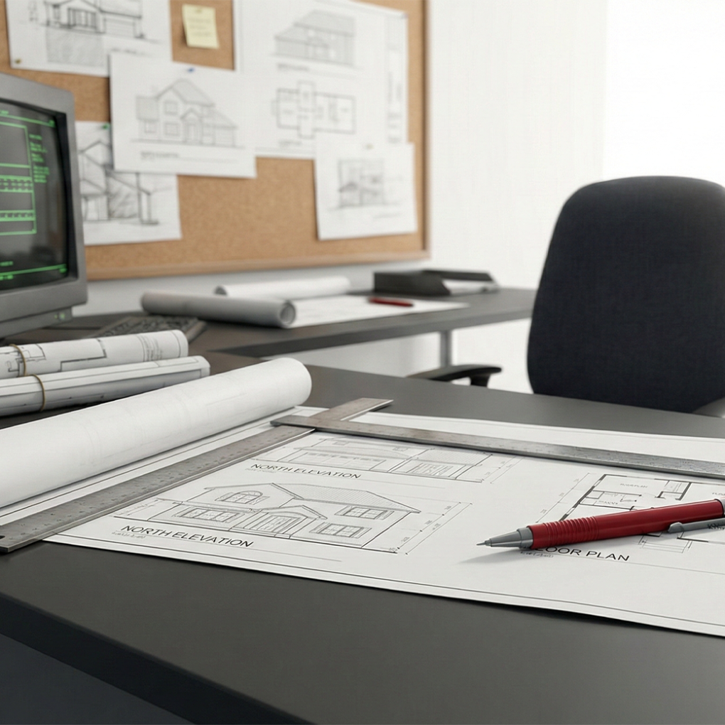 Calgary residential design and drafting project planning